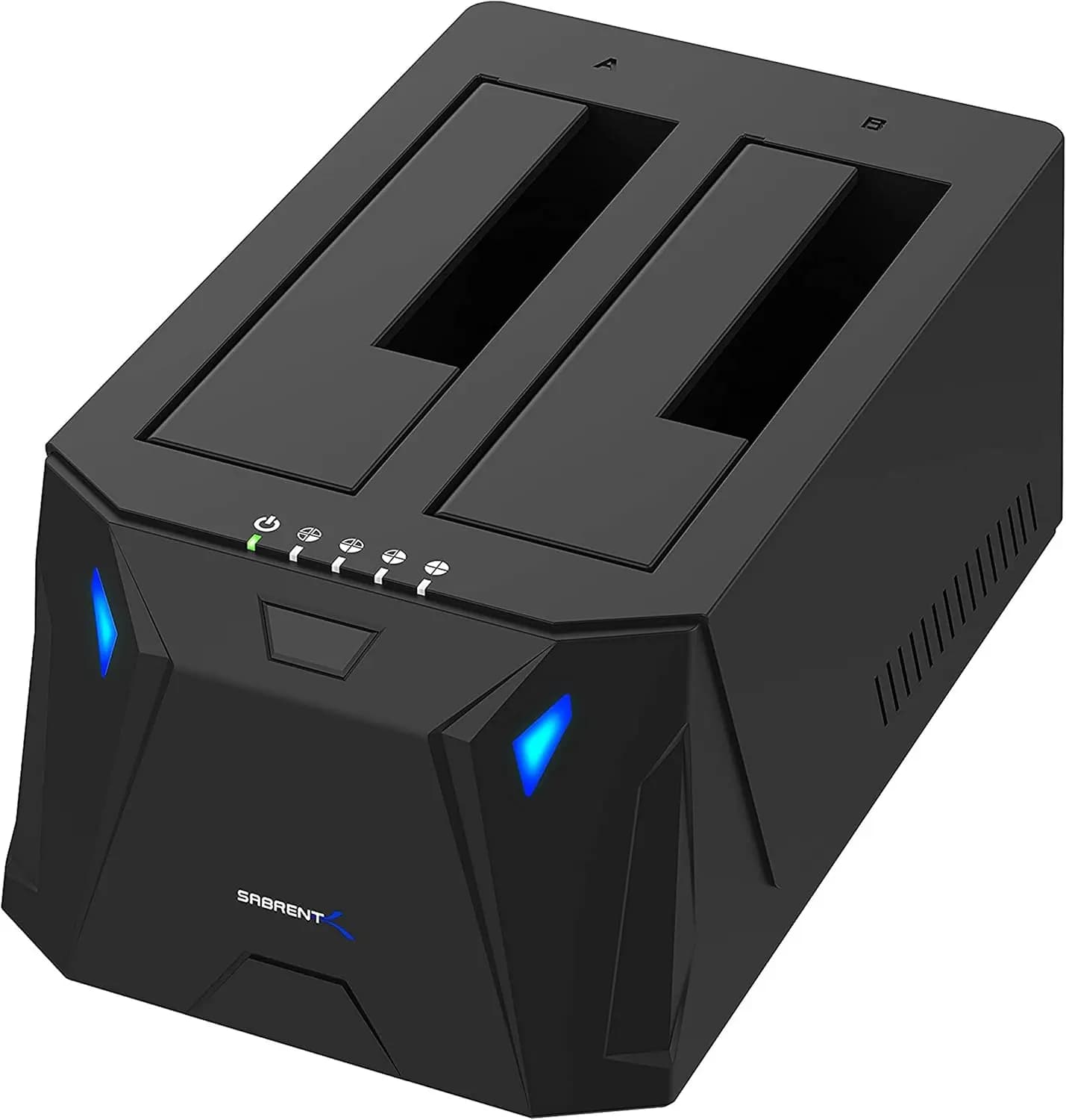 Docking station per disco rigido esterno USB 3.0 SATA Dual Bay per SSD HDD da 2,5/3,5 pollici con funzione clonatore