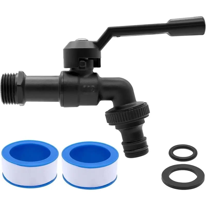 ABUI-1/2 Inch Tap Garden Ball Valve Outdoor Frost-Proof Outdoor Water Tap With Hose Connections