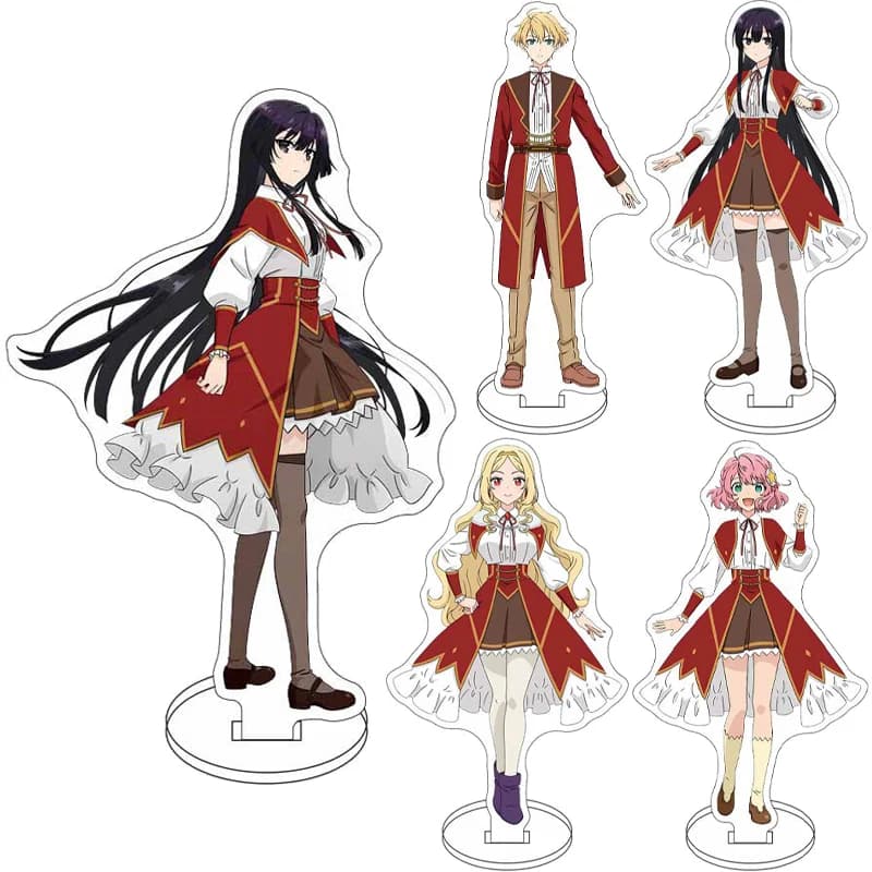 16CM Anime Villainess Level 99‌ Figure Yumiella Dolkness Alicia Enright Patrick Ashbaton Acrylic Stand Cos Ornaments Gifts
