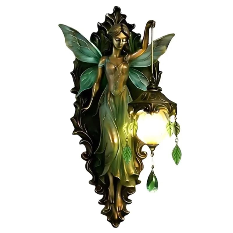 【EDIZIONE LIMITATA】Lampada da parete in stile vintage, luce notturna con ali da fata, lampada decorativa per la casa, la camera da letto, il dormitorio universitario, la fattoria