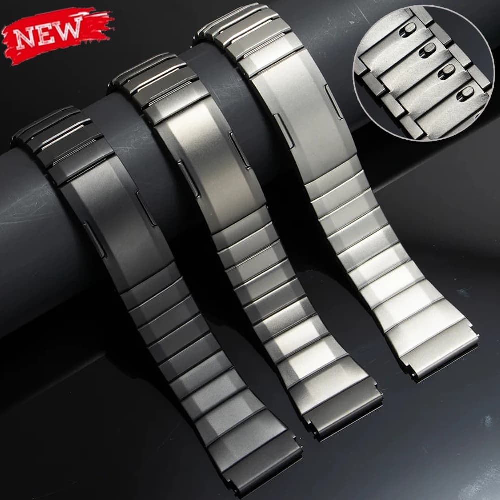 Cinturino in acciaio inossidabile da 18mm 20mm 22mm per Samsung Galaxy Watch 7 6 5 4 40/44mm cinturino in metallo per Huawei Watch GT6/5 5 6Pro 46mm 42mm
