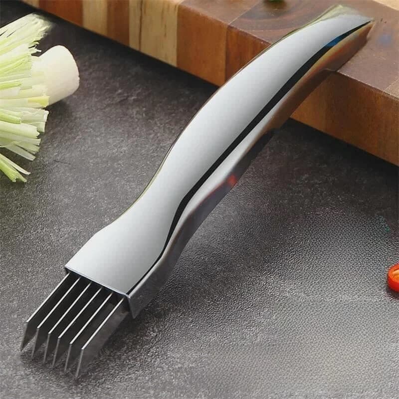 Stainless Steel Kitchen Tool for Scoring Shrimp And Onion Multi-Functional Flower Knife Design for Home Use in the Kitchen