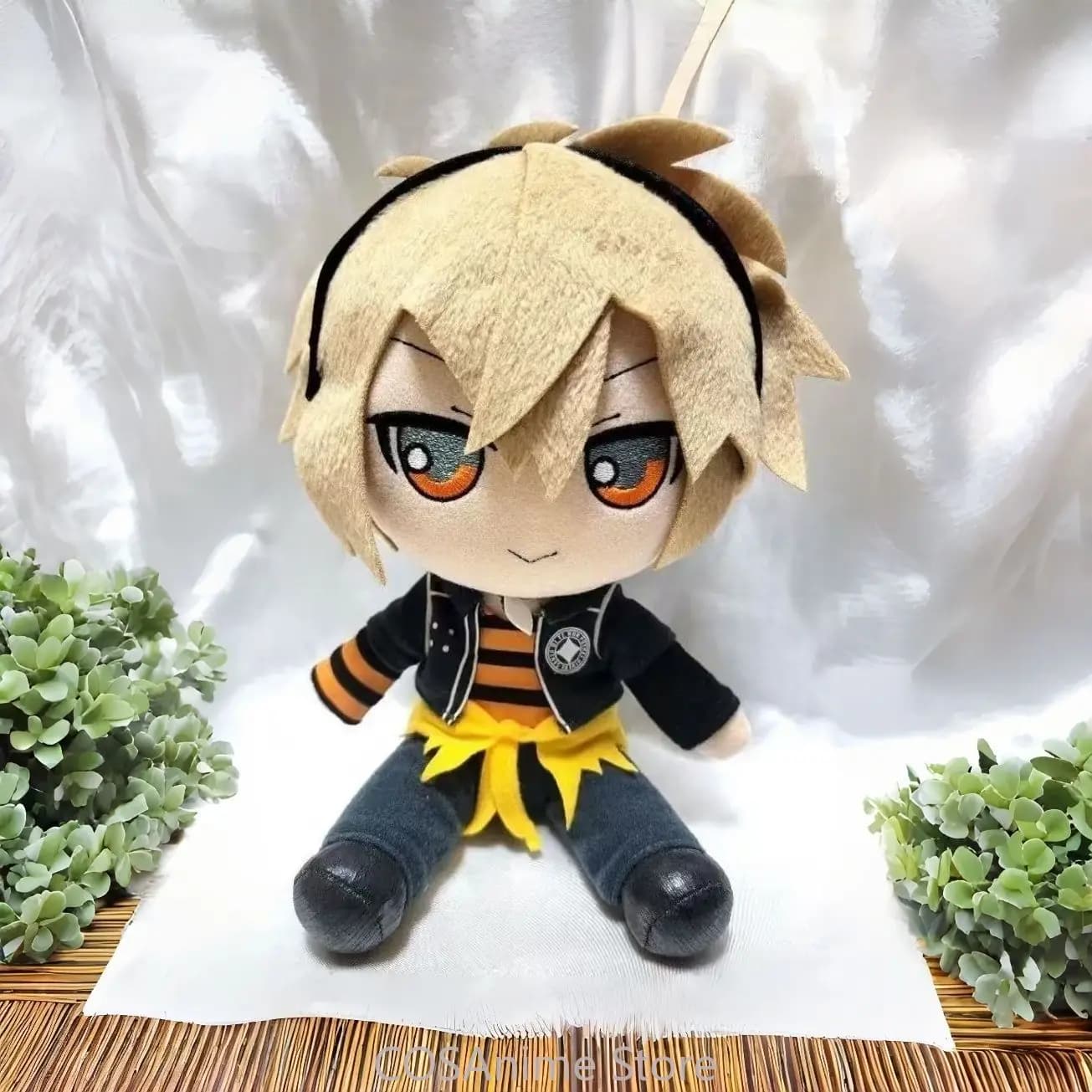 AMNESIA Toma Fumo - Peluche Anime Carino, Modello Cosplay, Cuscino Imbottito, Mascotte Cartone Animato, Regalo di Compleanno