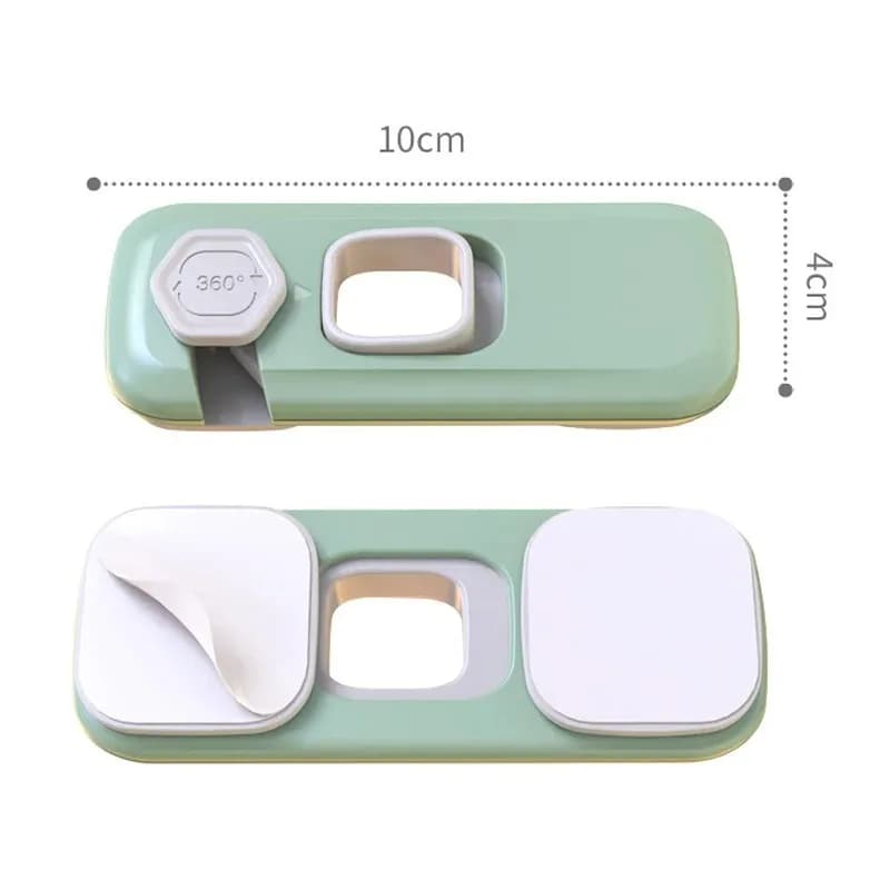 3Pcs Safety Locks Anti-Pinch Cabinet Drawer Wardrobe Refrigerator Toilet Trash Can Locks for Childproofing Home Use
