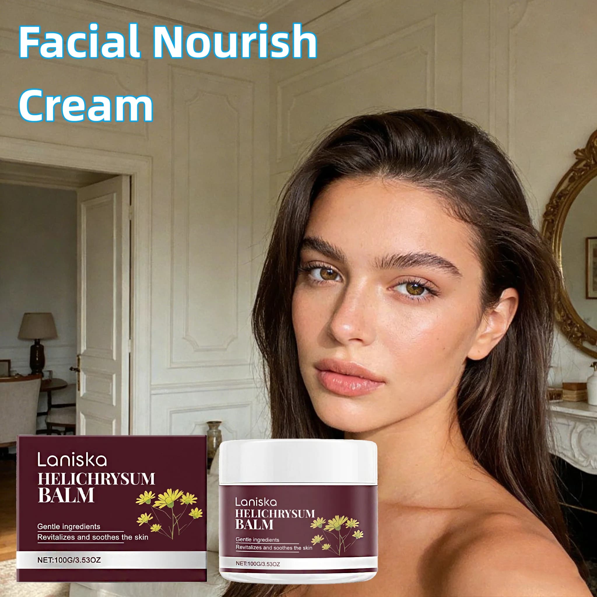 LANISKA Crema Lifting Rassodante al Retinolo e Collagene, Levigante Antirughe, Idratante e Illuminante per la Cura della Pelle