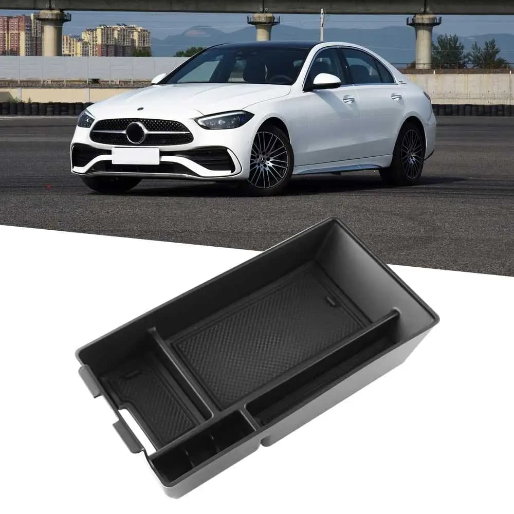 Vano portaoggetti per bracciolo console centrale per Mercedes Benz Classe C W206 2022 2023 2024, organizer, vassoio portaoggetti, custodia, accessori interni