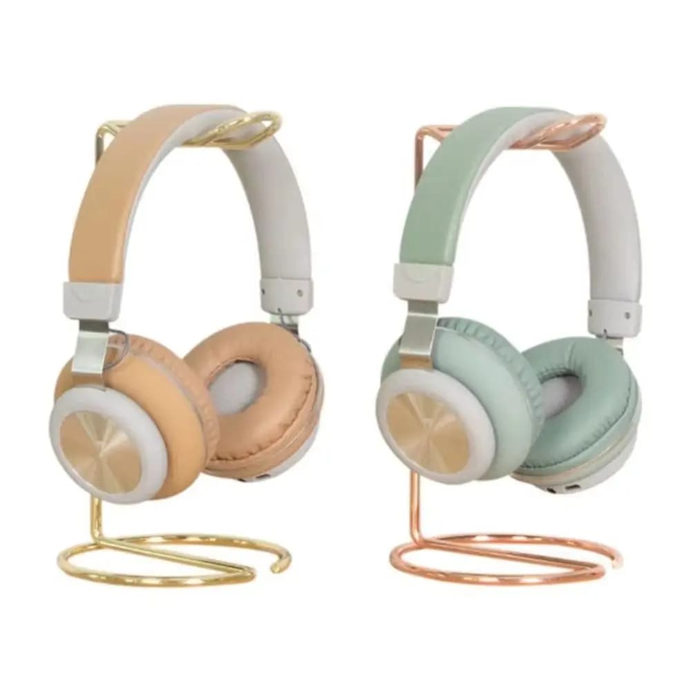 New Metal Headphone Stand Space Saving Universal Headphone Storage Rack Headphone Support Stand