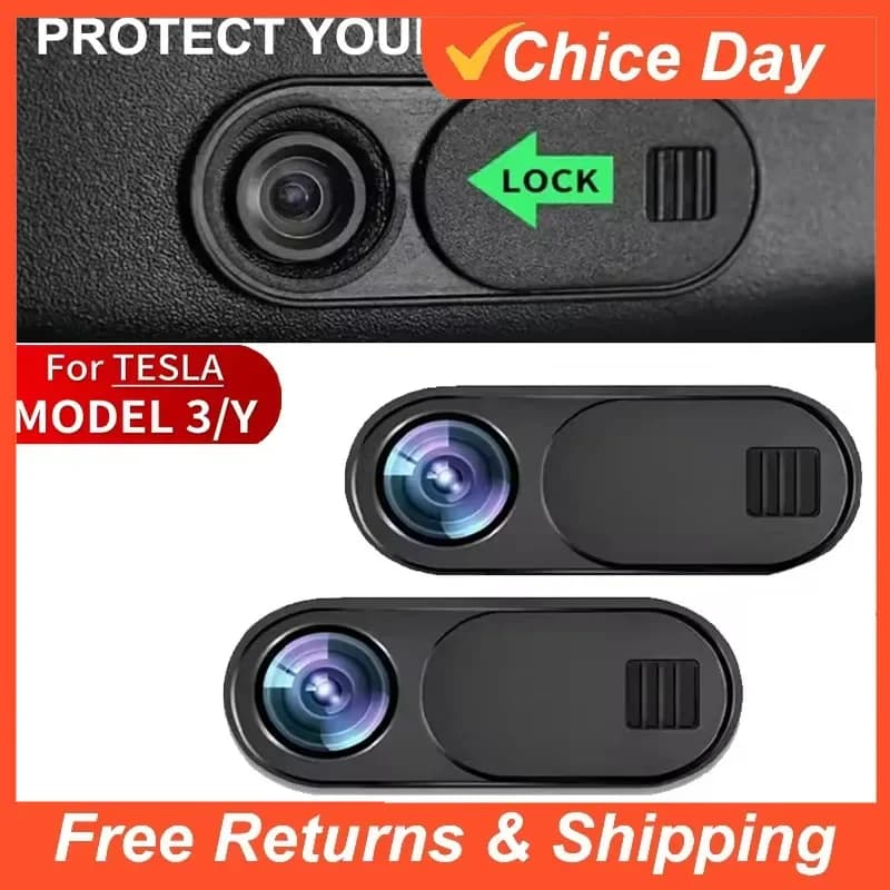 Copri Webcam per Tesla Model 3 Y 2017-2025: Proteggi la tua privacy con un'installazione facile e un'azione di grande impatto