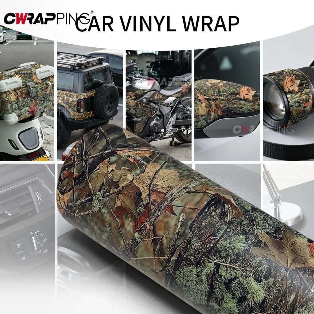 Pellicola Adesiva in Vinile con Stampa Graffiti, Film Mimetico in PVC Impermeabile per Adesivi e Grafiche Auto e Moto