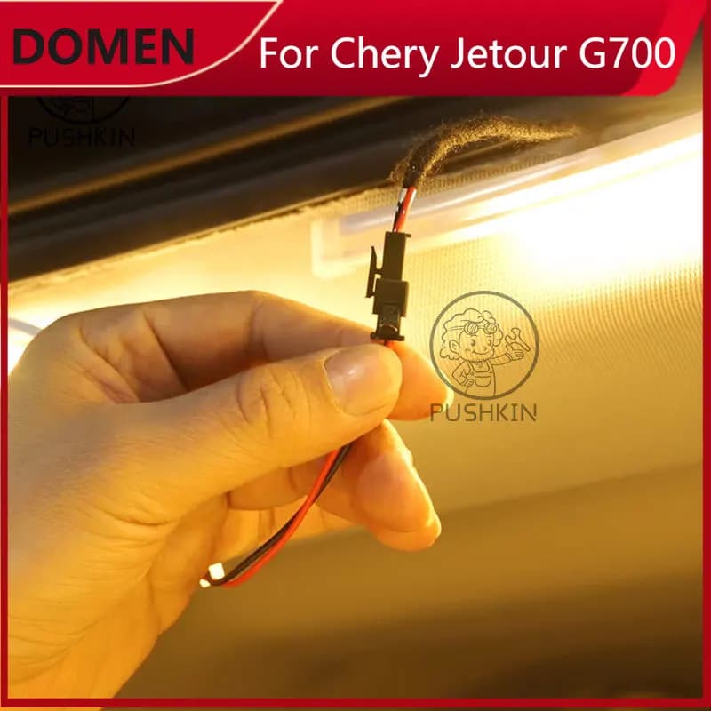 Nuova Striscia Luminosa Ambientale per Bagagliaio Auto Compatibile con CHERY JETOUR T1 2024 2025 2026 Accessori Decorativi LED per Interni Auto