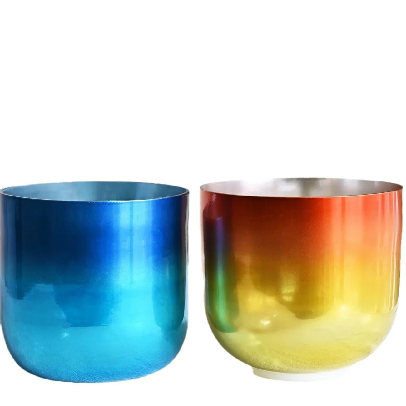 Aurora series crystal bowl/color music bowl/meditation sound therapy singing bowl/crystal singing bowl/yoga bowl