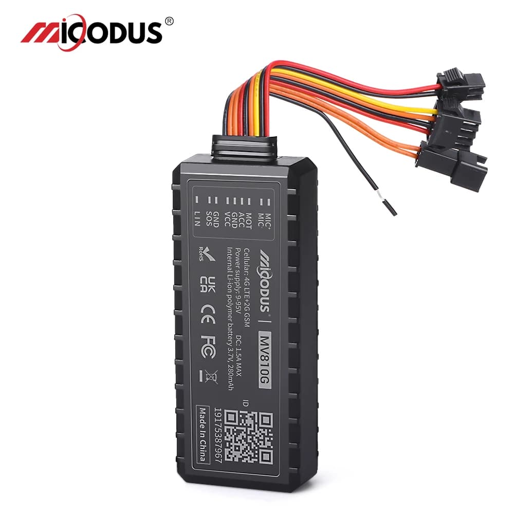 MiCODUS MV810G gps tracker de vehiculo gps para moto 9-95V Cut Off Fuel 4G GPS Tracker Mini Vibrazione ACC Porta SOS Alert PK J16