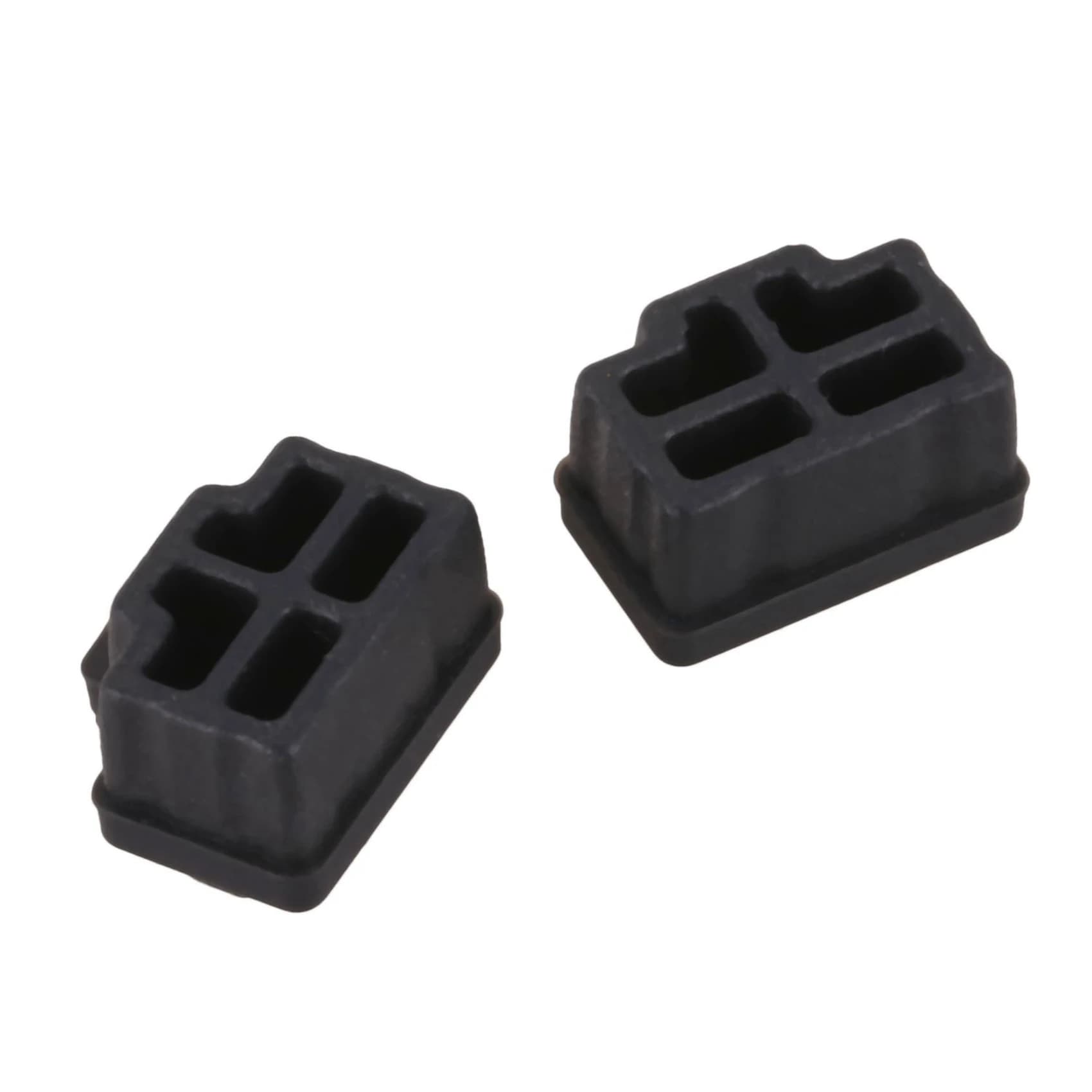 Ethernet Hub Port RJ45 Anti Dust Cover Cap Protector Plug 100Pcs Black-Y18A