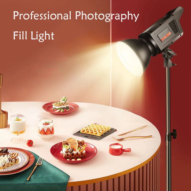 Kit luce fotografica da 300 W LED Video Studio Lampada bilanciata a luce diurna Ritratto Flash Accessori da studio 3000-6000 K 3 colori di luce