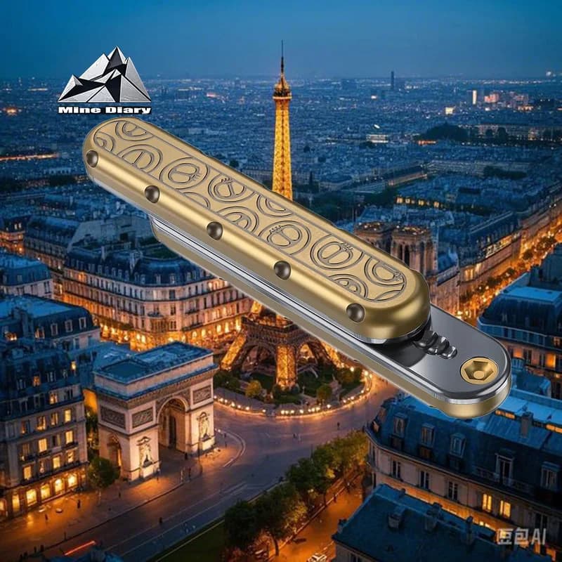 EDC Fidget Bastoncini per impasto fritto Giocattoli in metallo Meccanica Slider Hand Fidget Antistress Giocattoli rilassanti Cool Fidgets