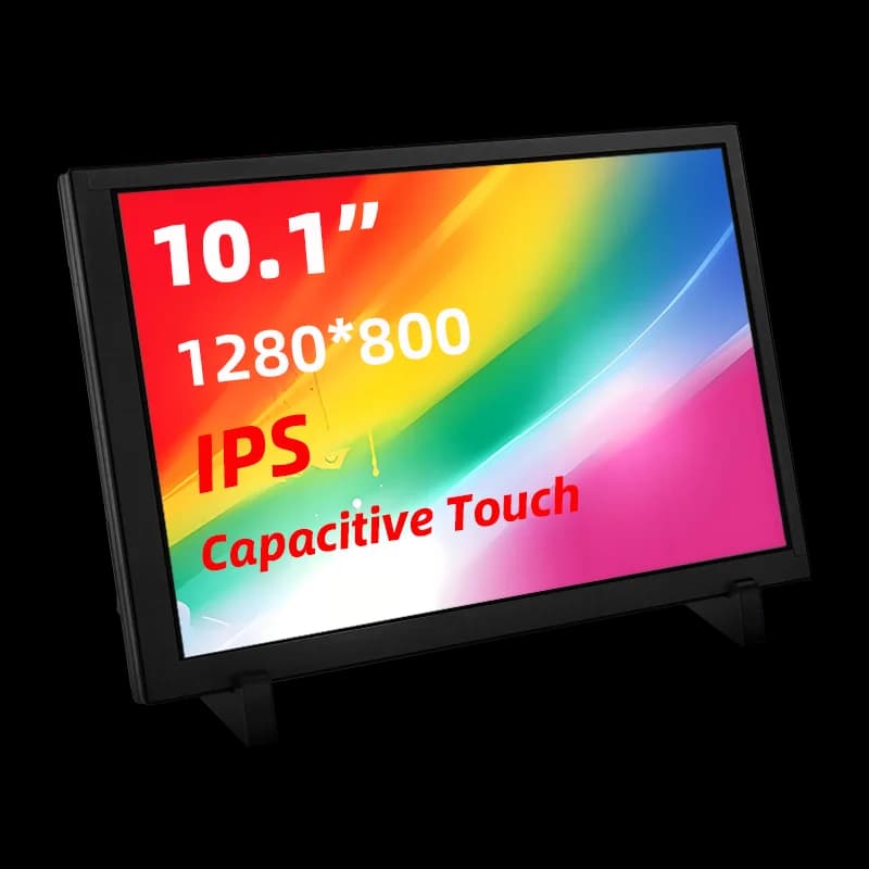 10.1 inch Raspberry Pi 4B Touch Screen IPS Capacitive LCD 1280x800 Display with Acrylic Holder Monitor for Nvidia Jetson Nano