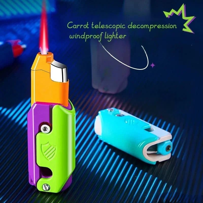 OriginalityGravity ravanello decompressione gonfiabile turbina a Gas torcia accendino ad alta fiamma giocattolo portatile all'aperto regalo da uomo