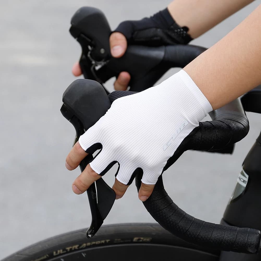 Bike Gloves GUB Mezze Dita Estivi Breathable Anti-slip with SBR Padded Anti- impact for MTB and Road Bike