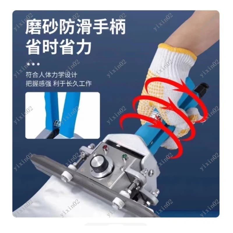300mm Hand Pulse Sealing Machine Thermal Temperature Control Manual Bag Sealing Tool for Packaging