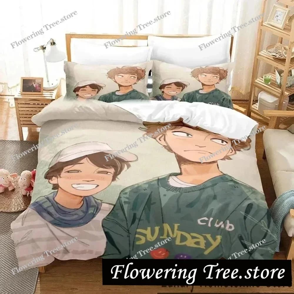 3D Print Tommyinnit Sunday Club Bedding Set Duvet Cover Bed Set Quilt Cover Pillowcase Comforter king Queen Size Boys Adult