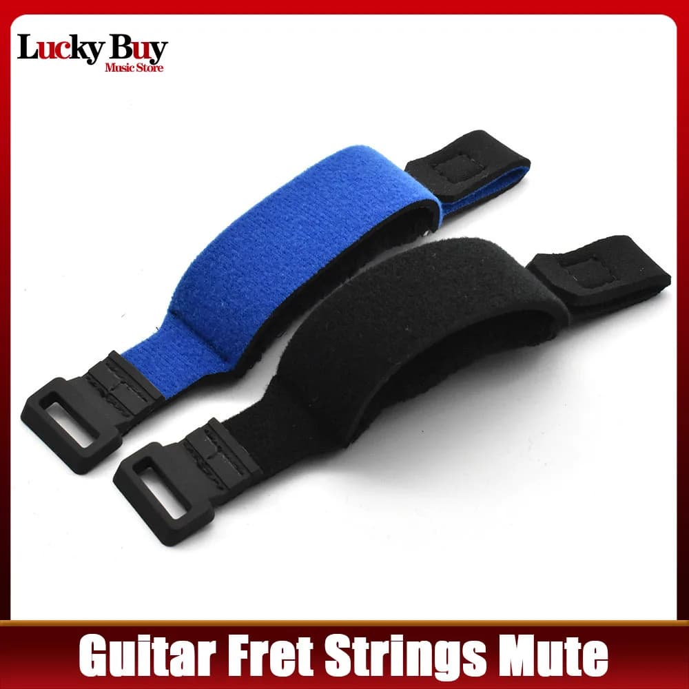 1PC Corde per chitarra Mute Smorzatore di rumore Muter Avvolge Chitarra Mute Strap per chitarre Basso Ukulele Strumenti a corda