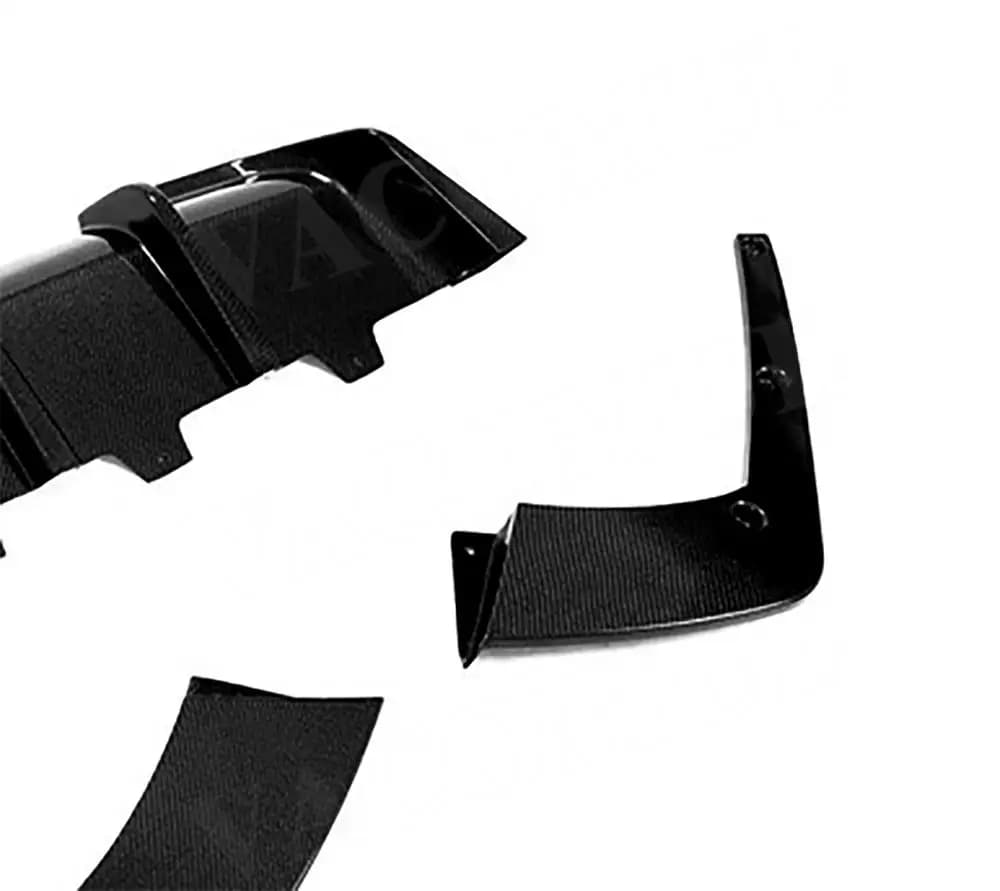 JCYECF Paraurti Posteriore Lip Diffusore Spoiler per BMW F06 F12 F13 M6 M Tech M Sport 2013 - 2016 Paraurti Guard 3 Pz/set In Fibra di Carbonio