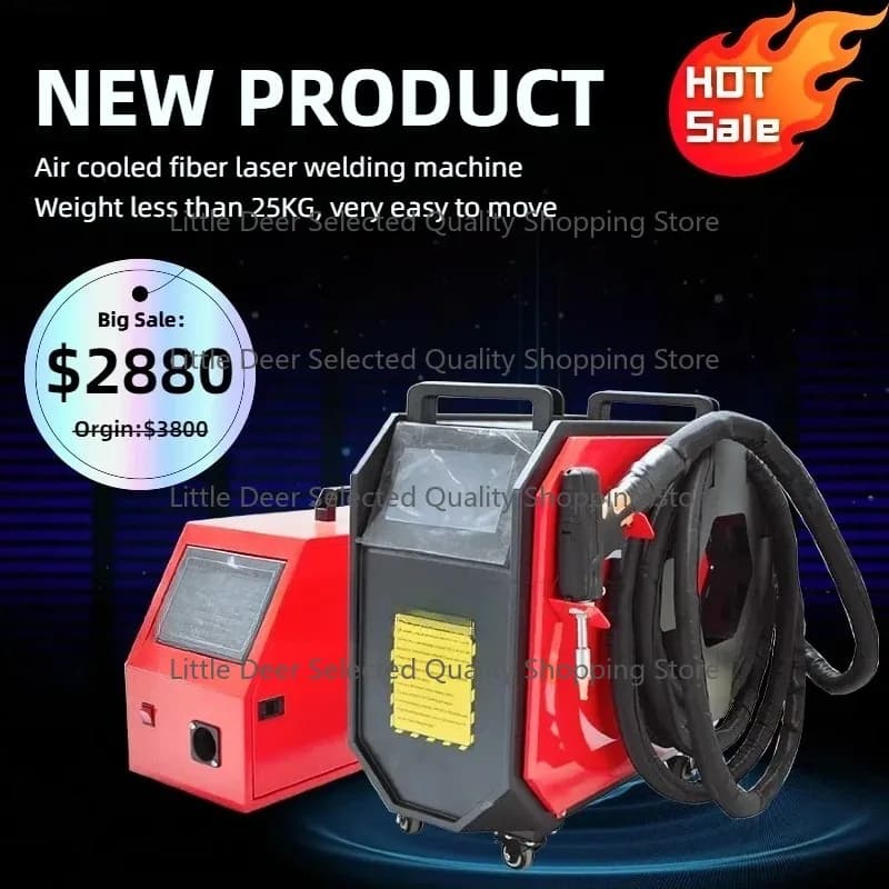 4-in-1 Air Cooled Laser Welder for Welding, Cutting, Cleaning and Removing Rollers 220V