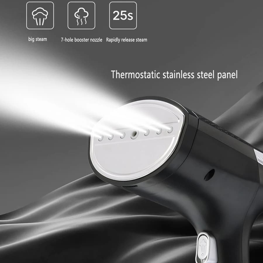 Nuovo ferro da stiro da viaggio pieghevole senza fili, micro mini stiratore a vapore portatile per vestiti