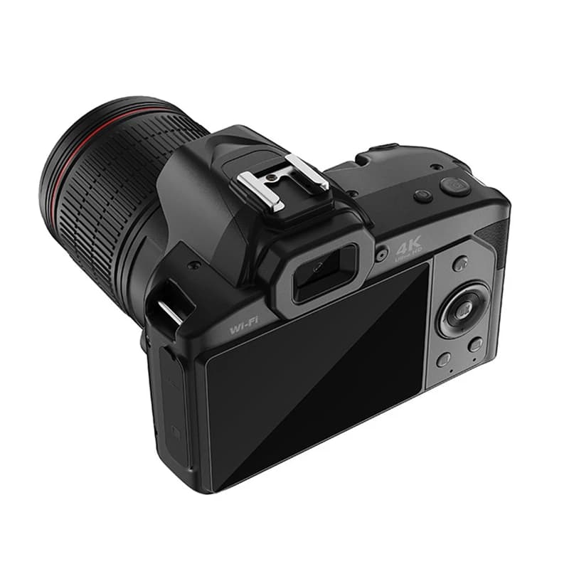 BAAY D5 6400 Megapixel HD Wifi Videocamera digitale Videocamera a doppio obiettivo 4K con display Zoom 16X Fotocamera DSLR Nessuna scheda di memoria