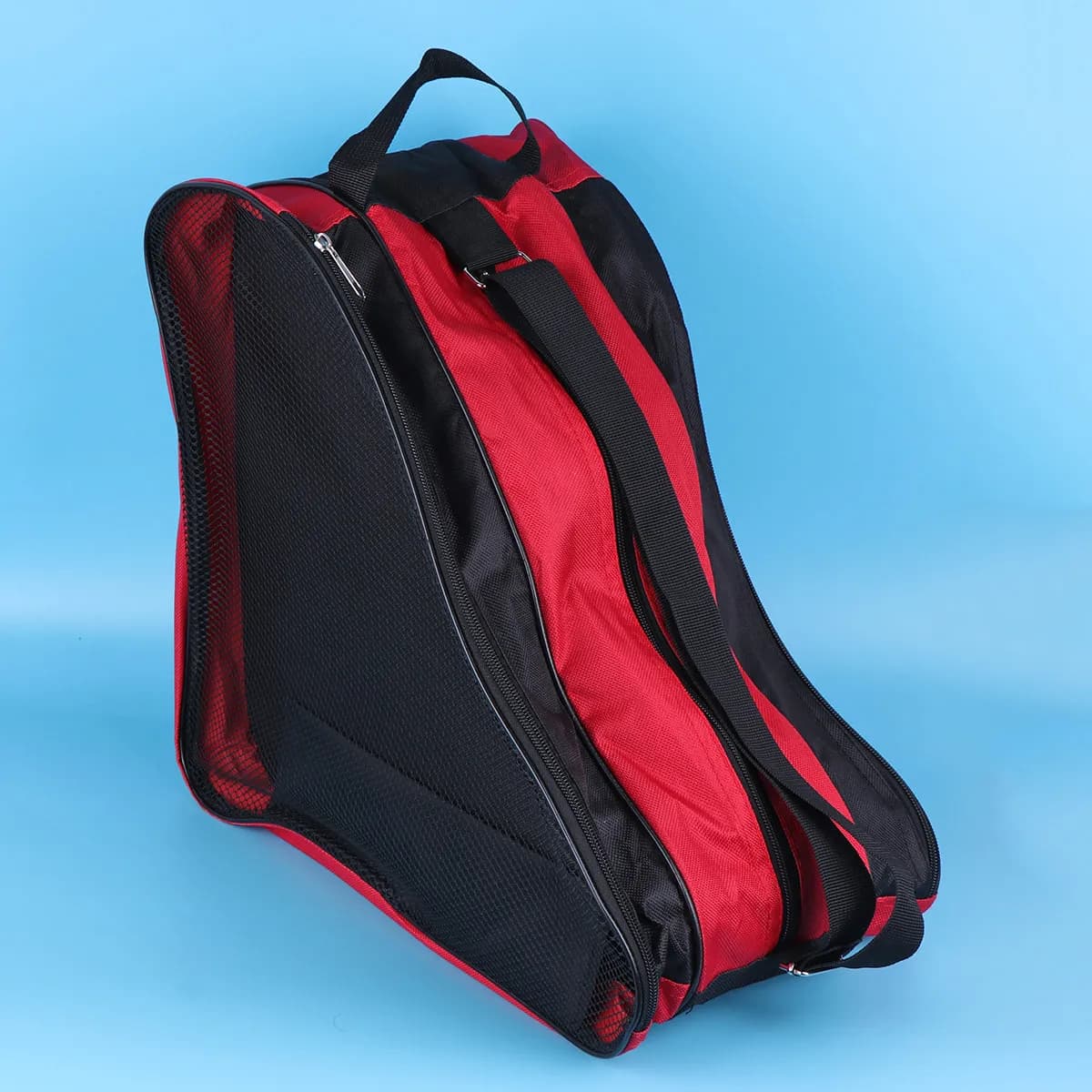Borsa per Pattini a Rotelle Resistente e Durevole Rossa per Pattini da Ghiaccio, Scarpe Inline, Attrezzi Sportivi, Palloni e Oggetti Vari