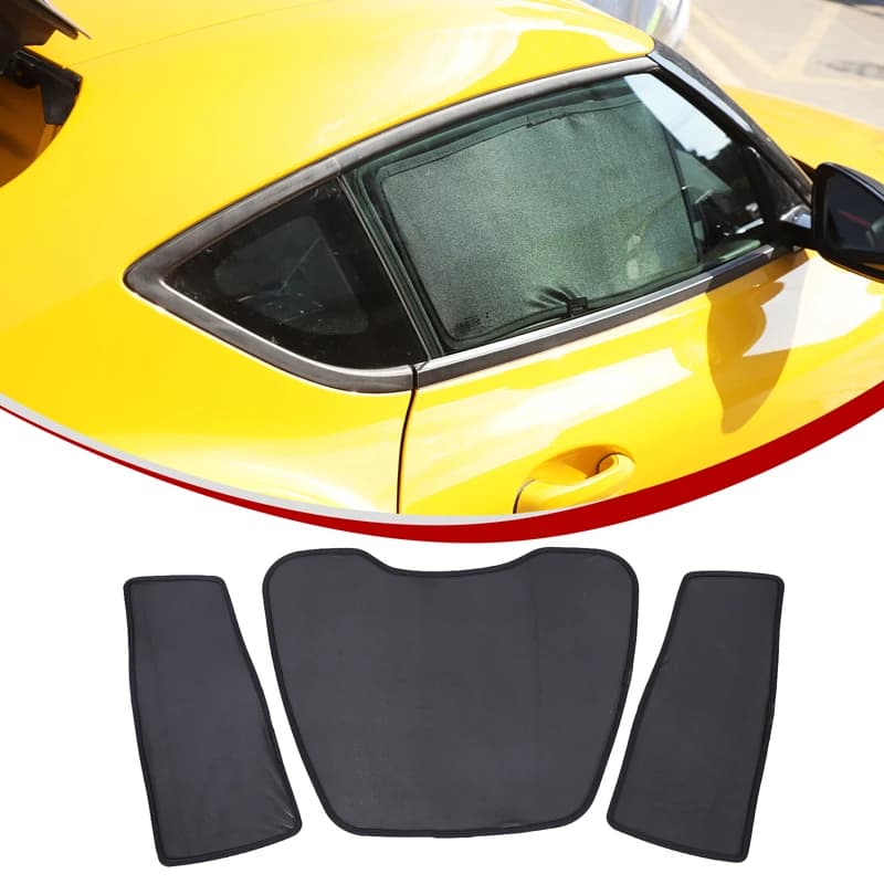 Per Toyota GR Supra MK5 A90 2019-2026 Tendine Parasole Laterali in Rete per Finestrini Auto, Protezione Solare e Isolamento Termico