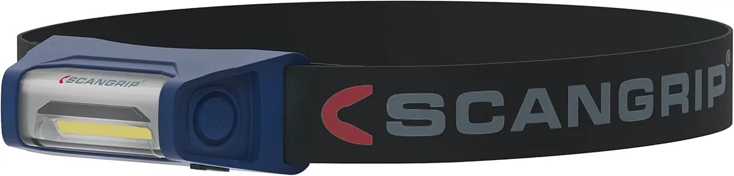 Lampada Frontale LED COB Ricaricabile con Fascio Panoramico e Sensore Senza Contatto per Illuminazione a Mani Libere