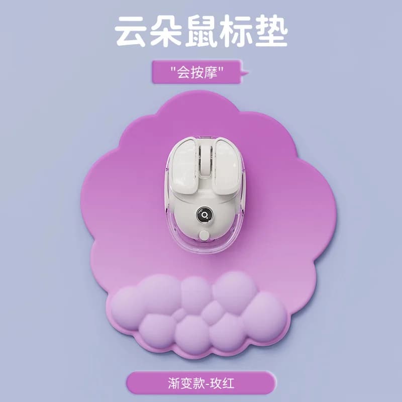 Tappetino per mouse Protezione per il polso Tastiera anti-vestito Supporto per la mano Supporto per il polso Tappetino per il polso delle ragazze Desktop dello spazio profondo