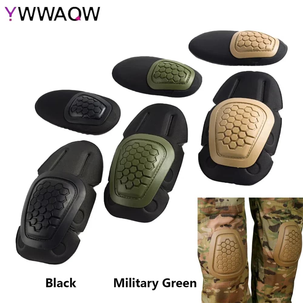 4 pezzi verde tattico Paintball Dragon Armor g4 tuta rana ginocchiere e gomitiere ginocchiere Airsoft set di protezioni interpolate