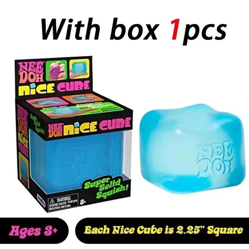 Disponibile. Squishy Schylling Needoh Nice Cube Antistress Sensoriale, Giocattolo Antiansia per Bambini, Squeeze Toy