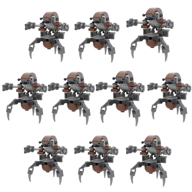 10Set Moc Spazio Destroyer Droideka Imposta Il Clone Robot Destroyer Combattimento Building Block Army Armi Mattoni Troopers Per Il Regalo