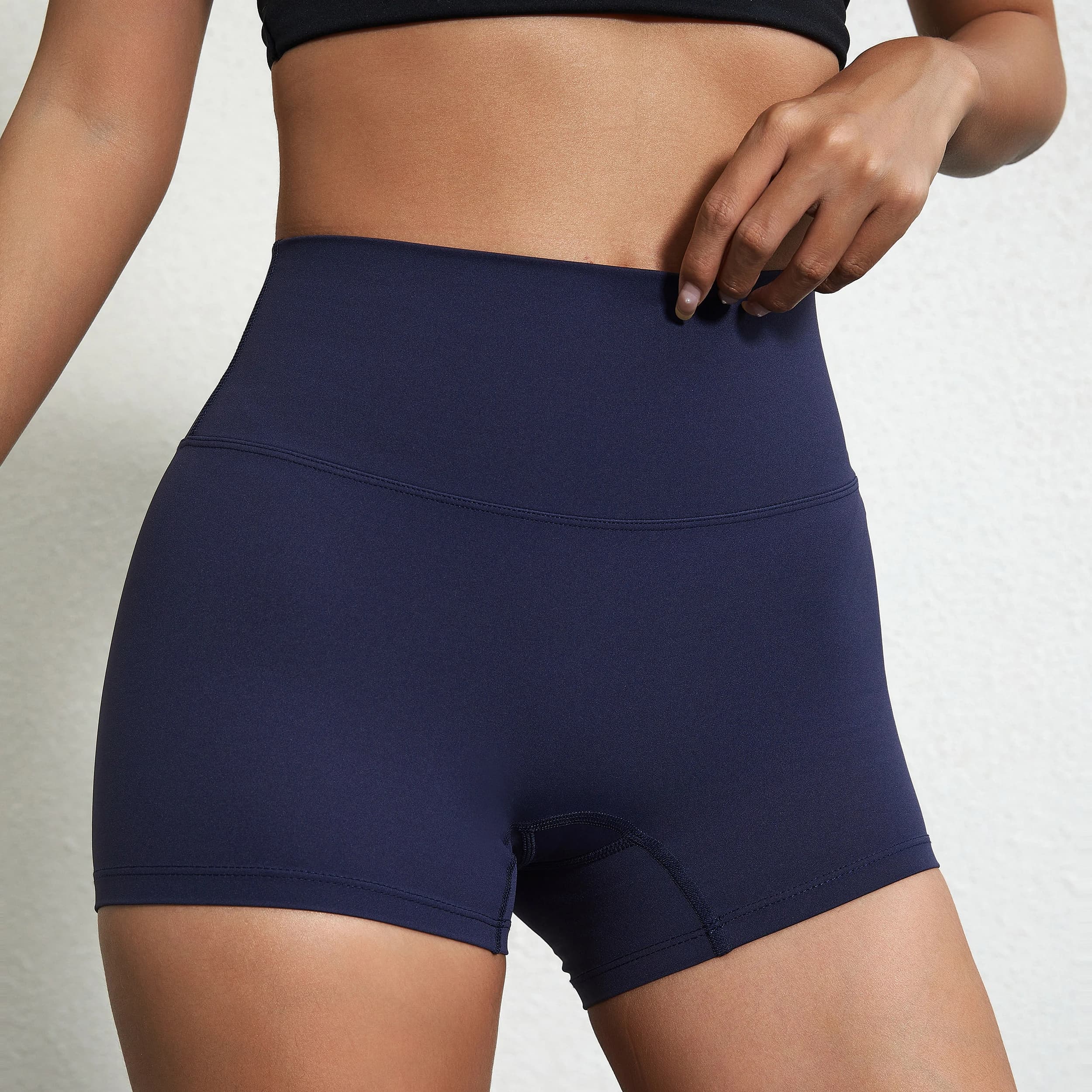 Short leg soft tights from yoga to high waist sexy solid color for women Fitness Sport Short Compression Full Jog Athletic Training