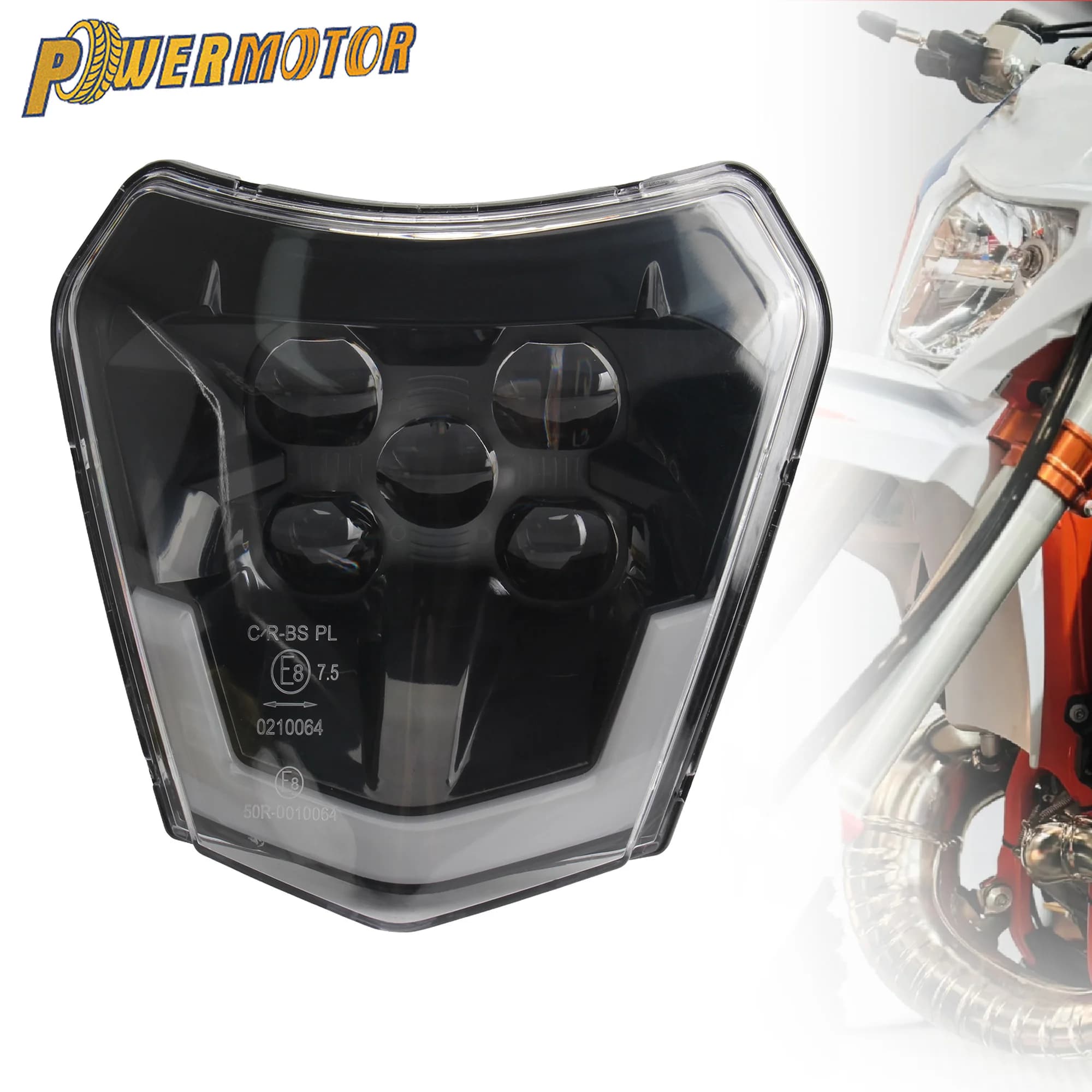 Per KTM Moto Faro A LED Piastra Accessori Per EXC EXCF SX SXF XC XCF XCW 125 150 250 350 450 530 2018-2023 Motocross