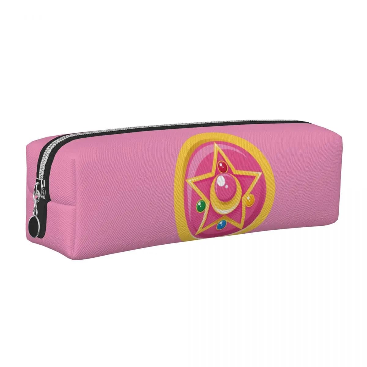 Astuccio per matite Sailor Moon, anime giapponese, divertente porta penne, borse portaoggetti grandi per bambini, astucci con cerniera per materiale scolastico