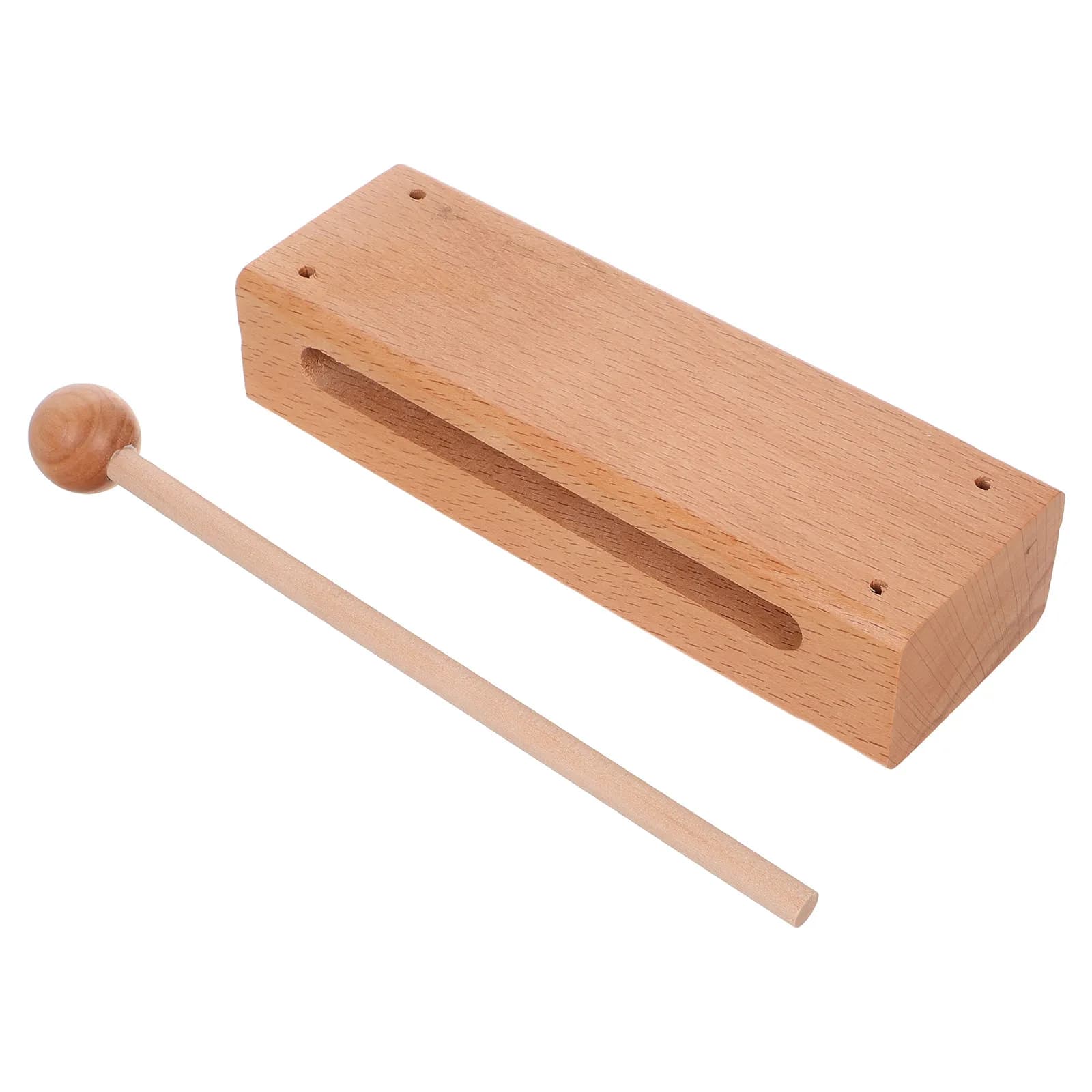 Blocco di Legno per Percussioni Orff, Strumento Musicale per Gestione della Classe, Educazione Musicale, Attrezzo per l'Attenzione