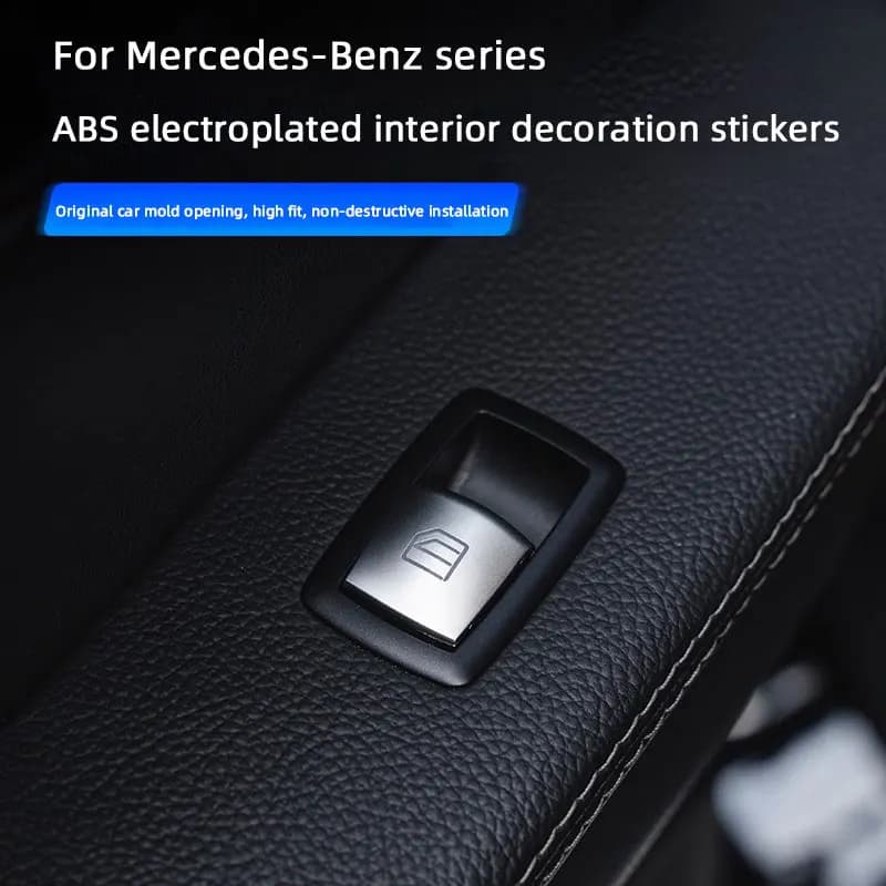 Button cover on car elevator window panel parts for Mercedes Benz ABR Class W169 W245 W251 GL X164 ML W164 CLS C219 SLK R171