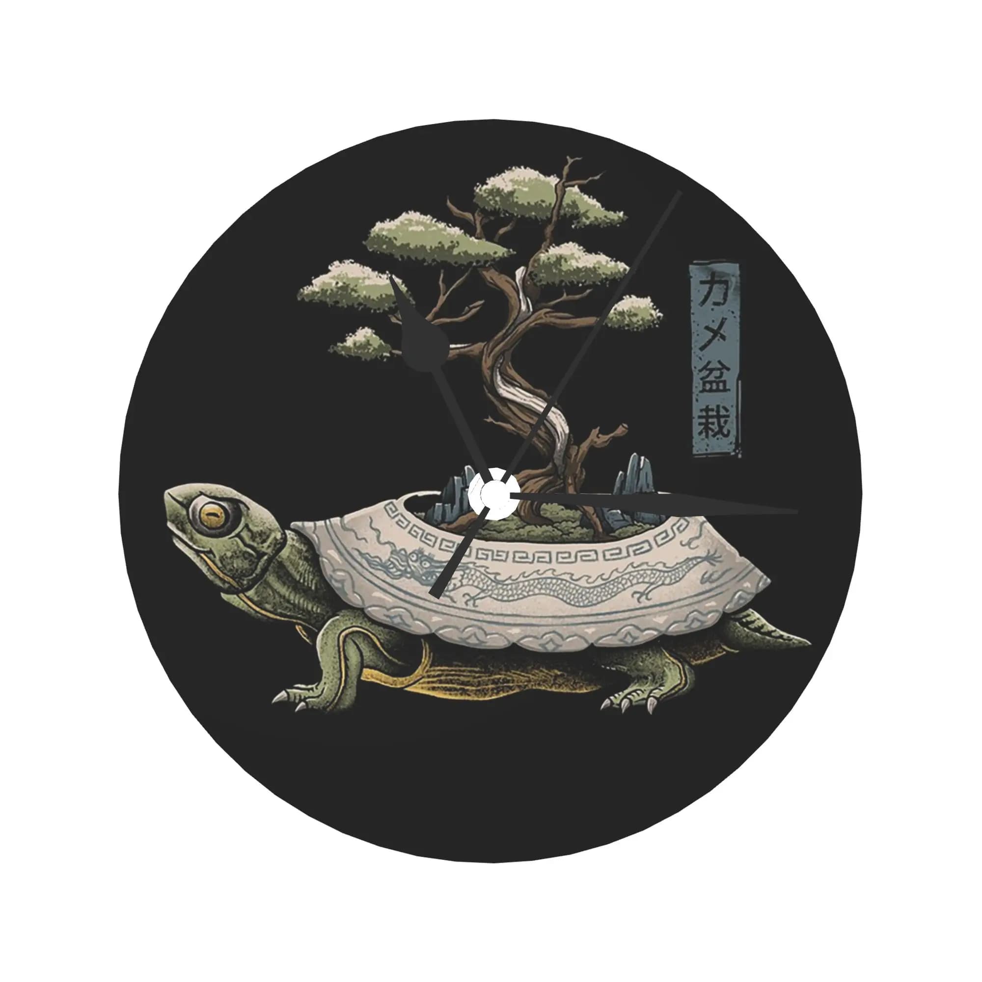 The legendary Kame wall clock Decorating room Silent round watch for bedroom Living room Kitchen Home