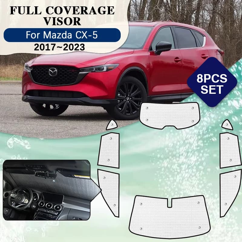 Coperture complete Parasole Per Mazda CX-5 2022 Accessori KF CX5 CX 5 2017 2018 2019 ~ 2023 Parabrezza Shaby Visiera Accessori Auto