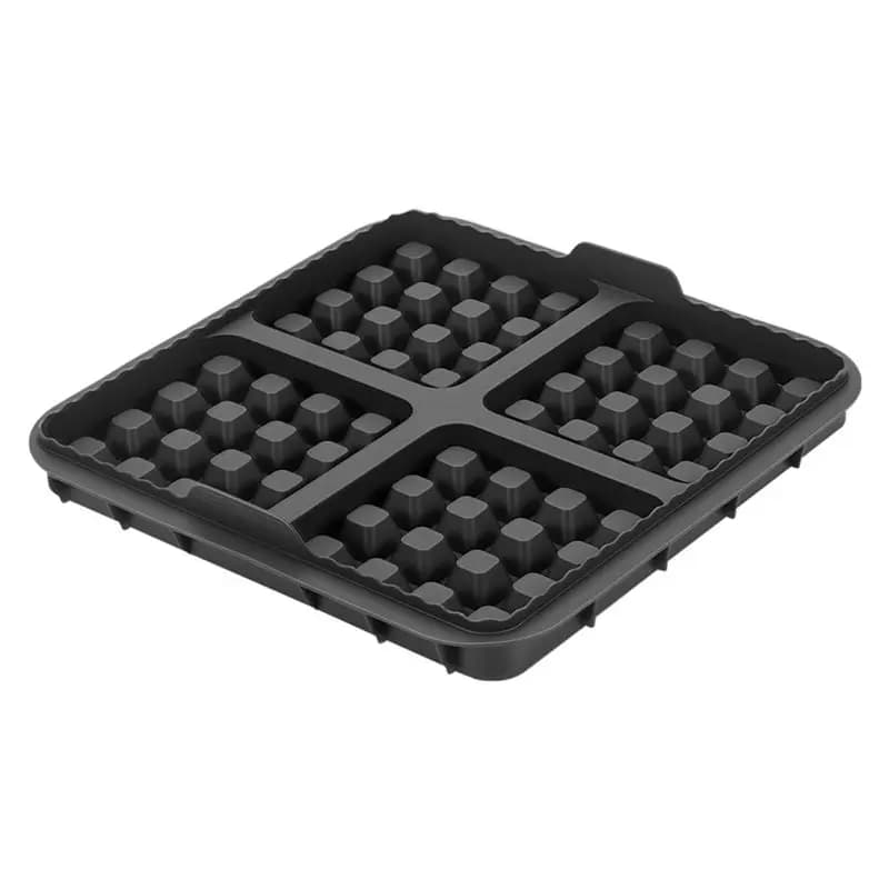 EMECE-For Air Fryer Compatible, Waffle Molds-Square Non-Stick Baking Tray For Belgian Waffles, Pancakes& Egg Patties,Fits 4-7QT