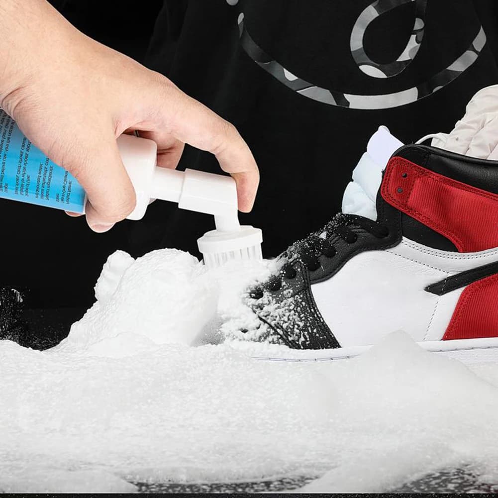 Kit detergente per scarpe con spazzola per scarpe da ginnastica Scarpe bianche Pulizia essenziale da viaggio veloce e comoda