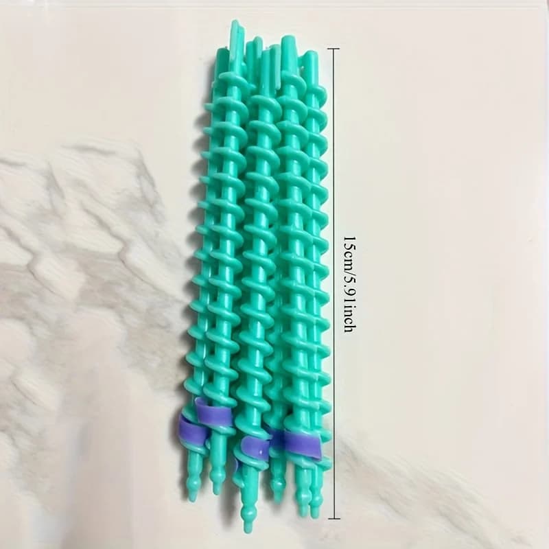 26 pezzi di arricciacapelli a spirale multicolori adatti per uso professionale e domestico - Rulli in plastica resistenti al calore con spirale, strumento per lo styling dei capelli
