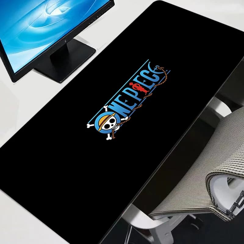 Tappetino per mouse Anime One Piece Lockedge, accessori da gioco di grandi dimensioni, tappetino per tastiera da computer, tappetino per mouse da scrivania per Csgo