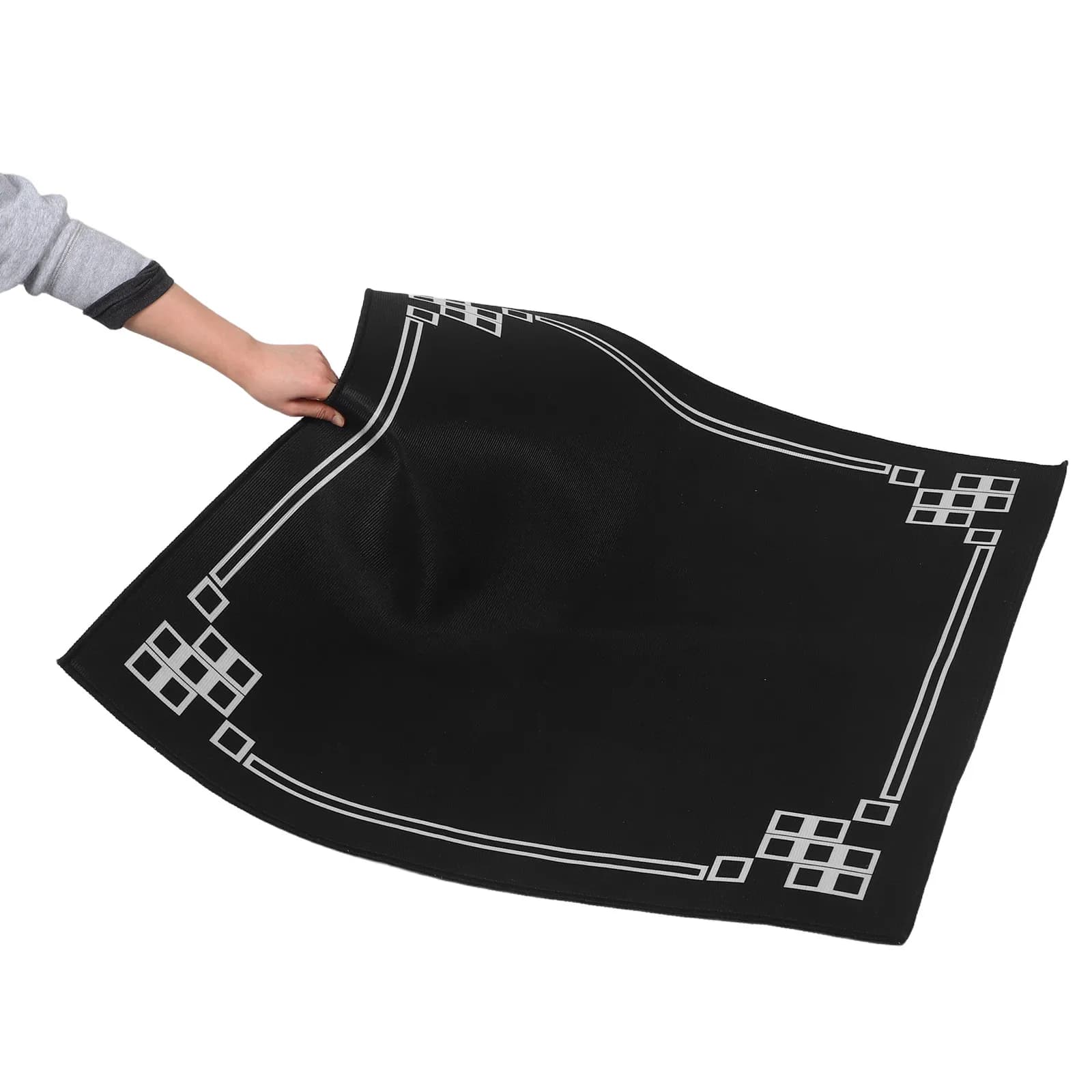 Grande Tappetino Quadrato per Mahjong 90x90cm, Superficie Resistente agli Schizzi, Perfetto per Feste e Raduni, Copertura Portatile per Tavola da Gioco Mahjong