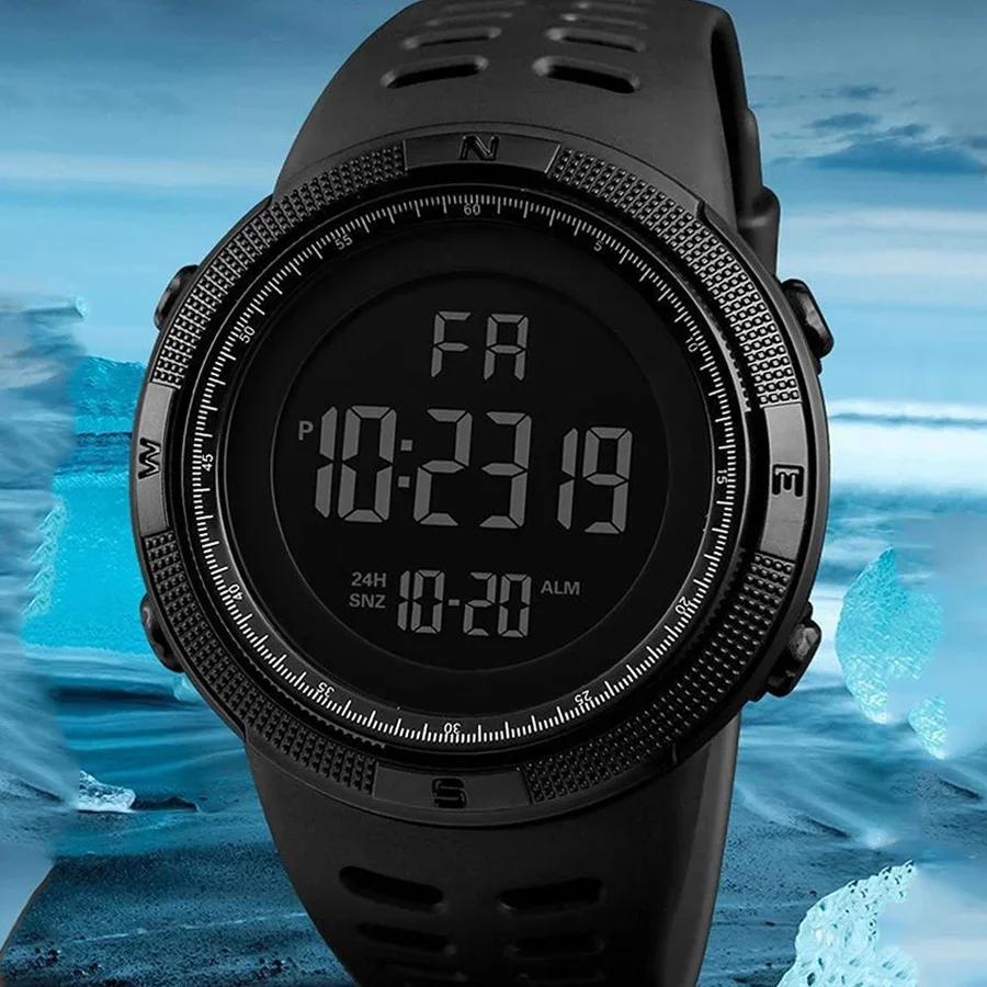 Men's Electronic Watch Military Sports Watches Multifunction LED Digital Wrist Watch for Men, Baby, Boy, Student, Teenager