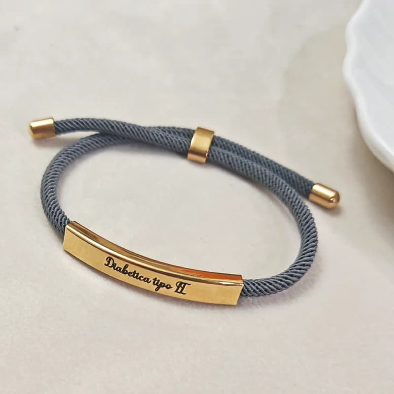 Bracelet with custom name laser engraved, stainless steel brand adjustable bracelet, birthday gifts for men and women